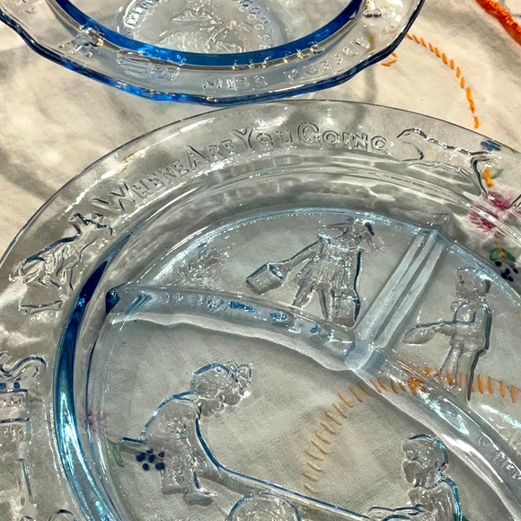 Home Interiors vintage Margery Daw nursery rhyme 2 piece set - Picture 2 of 9